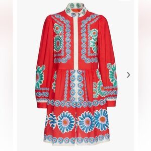 Red Daisy Shorty Dress